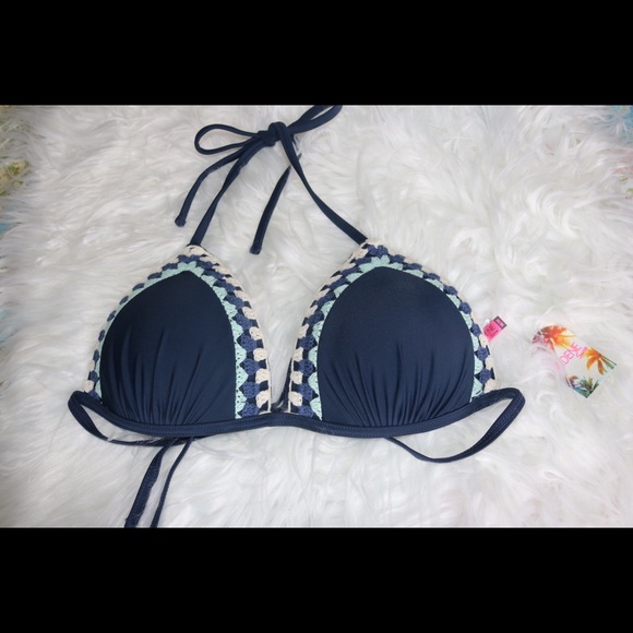 Tie Back Triangle Bikini Top - Picture 2 of 4